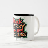 Excellence Drips ツートーンマグカップ (正面右)