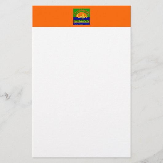 Exceloraterコーヒーヴィンテージラベル美術文房具 便箋 (正面)