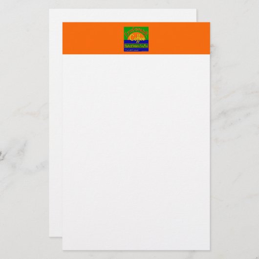 Exceloraterコーヒーヴィンテージラベル美術文房具 便箋 (正面/裏面)