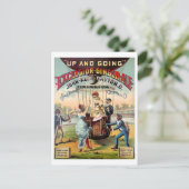 Excelsior Ginger Ale Vintageポスター復元 ポストカード (スタンド正面)