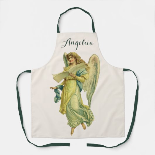 Excelsisビクトリアン Deoのグロリアのクリスマス・エンジェル エプロン (正面)