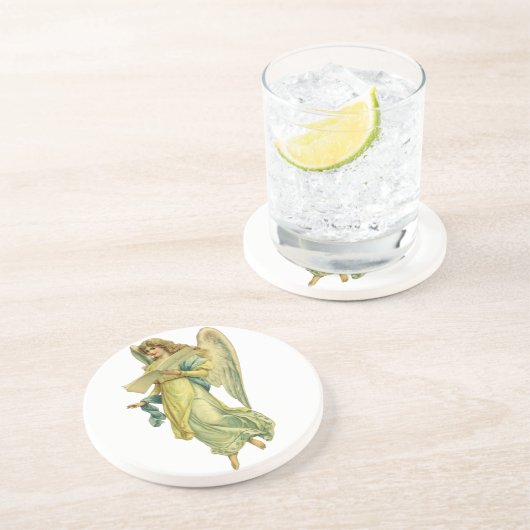 Excelsisビクトリアン Deoのグロリアのクリスマス・エンジェル コースター (側面)