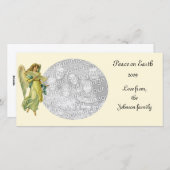 Excelsisビクトリアン Deoのグロリアのクリスマス・エンジェル シーズンカード (正面/裏面)