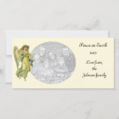 Excelsisビクトリアン Deoのグロリアのクリスマス・エンジェル シーズンカード (正面)