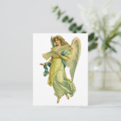 Excelsisビクトリアン Deoのグロリアのクリスマス・エンジェル シーズンポストカード (スタンド正面)