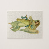 Excelsisビクトリアン Deoのグロリアのクリスマス・エンジェル ジグソーパズル (横)