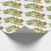 Excelsisビクトリアン Deoのグロリアのクリスマス・エンジェル ラッピングペーパー (角)