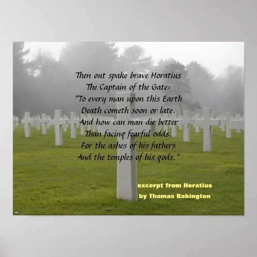 Excerpt From Horatius ポスター (正面)