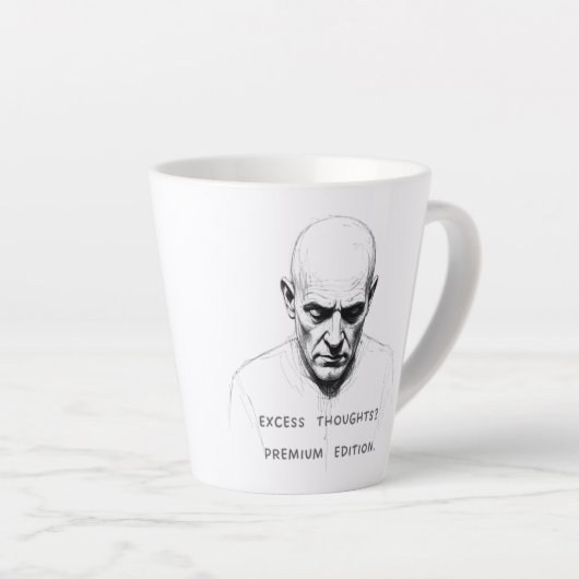 Excess Thoughts? Premium Edition カフェラテマグ (右アングル)