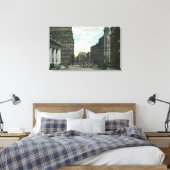 Exchange通りビューの州通り キャンバスプリント (インサイチュ (寝室))