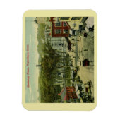 Exchange Place, Waterbury, Connecticutヴィンテージ マグネット (縦)