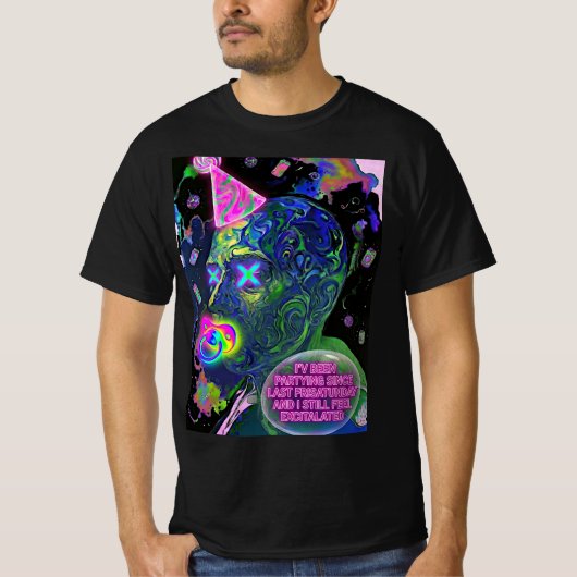 Excitalated - "Frisatudayからずっとハイなまま" Tシャツ (正面)