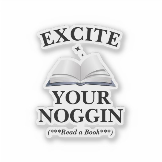 Excite Your Noggin シール (正面)