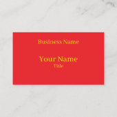 Excited Colorful Dog Business Cards 名刺 (裏面)