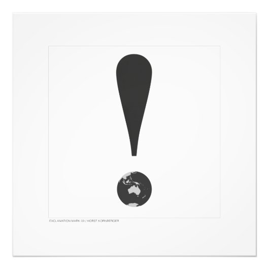 EXCLAMATION MARK 03 PHOTO PRINT  フォトプリント            (正面)