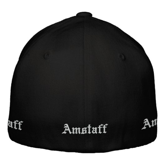 exclusive amstaff cap 刺繍入りキャップ (裏面)
