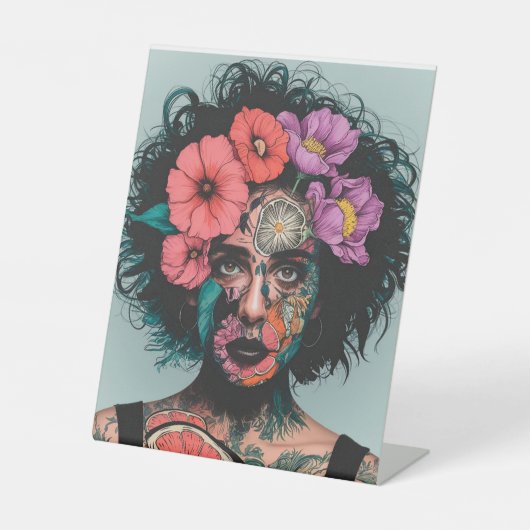 Exclusive Canvas Art: Your Designs, Your Canvas 台座サイン (正面)