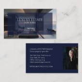 Exclusive Real Estate Property AGENT PHOTO LOGO 名刺 (正面/裏面)