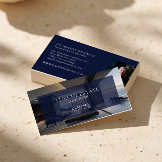 Exclusive Real Estate Property AGENT PHOTO LOGO 名刺