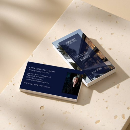 Exclusive Real Estate Property photo Luxury agent 名刺