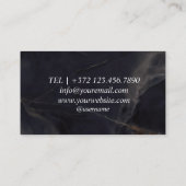 Exclusive Tiles Black Luxury  Natural Materials 名刺 (裏面)