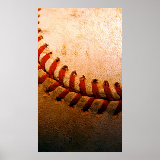 Exclusive Unique Baseball Artwork Poster ポスター (正面)