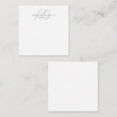 Exclusive Unique Monogram Profile Name ノートカード (正面/裏面)