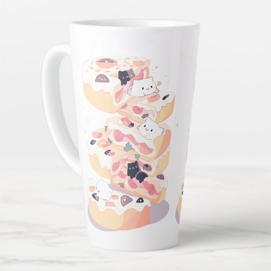 ExclusiveBoy-独占的デザイン | カフェラテマグ (左アングル)