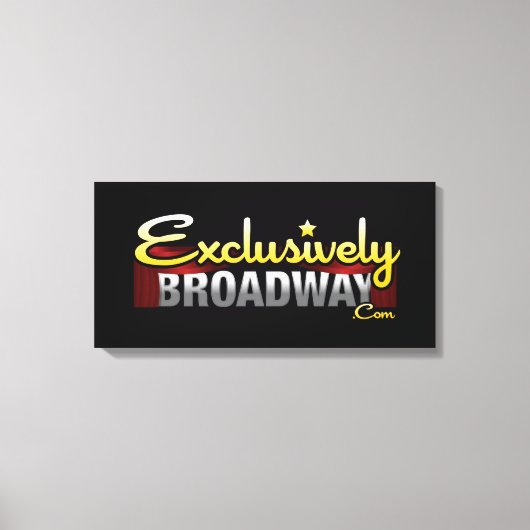 ExclusivelyBroadway.com キャンバスプリント (正面)