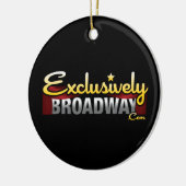 ExclusivelyBroadway.com セラミックオーナメント (左)
