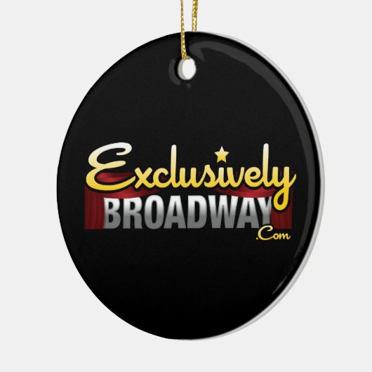 ExclusivelyBroadway.com セラミックオーナメント (左)