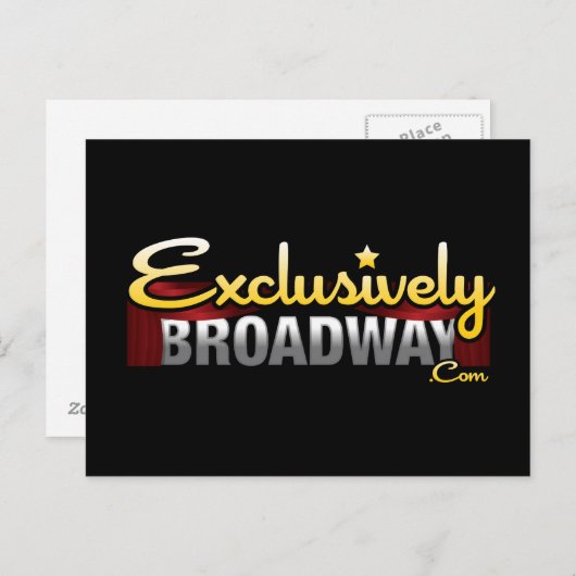 ExclusivelyBroadway.com ポストカード (正面/裏面)