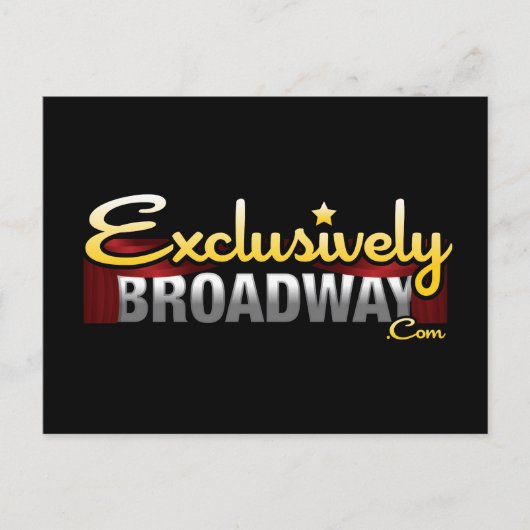 ExclusivelyBroadway.com ポストカード (正面)