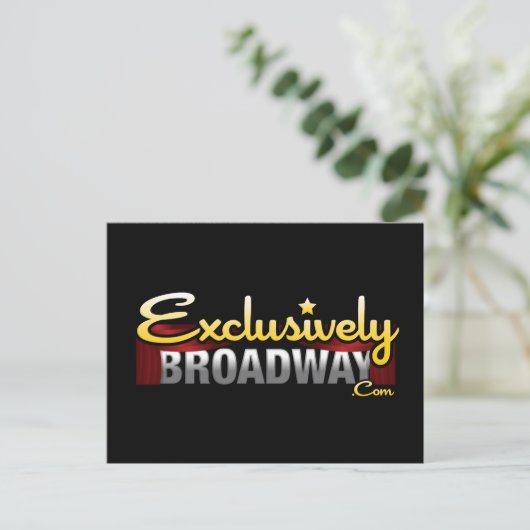 ExclusivelyBroadway.com ポストカード (スタンド正面)