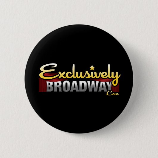 ExclusivelyBroadway.com 缶バッジ (正面)