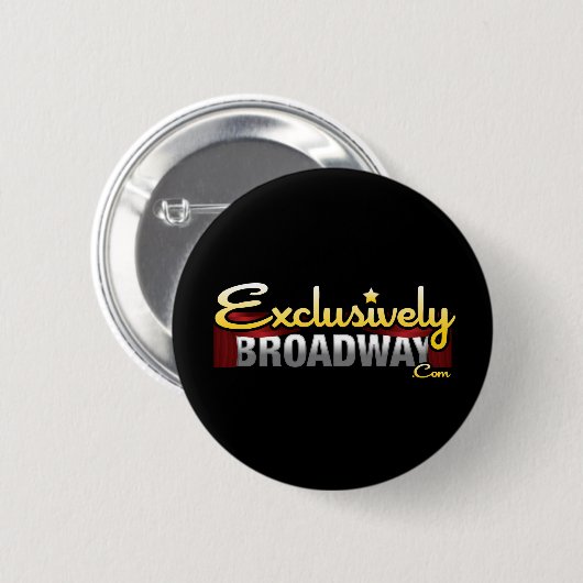ExclusivelyBroadway.com 缶バッジ (正面&裏面)