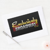 ExclusivelyBroadway.com 長方形シール (封筒)