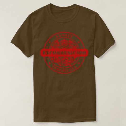 Excommunicado 1 tシャツ (デザイン正面)