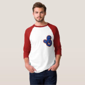 excrement_baseball 3/4tee tシャツ (正面フル)