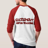 excrement_baseball 3/4tee tシャツ (裏面)