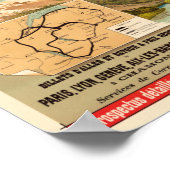 Excursions au Mont-Blanc Vintage Poster 1889 ポスター (角)