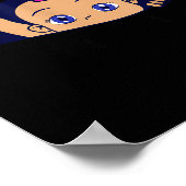 Excuse Me Is It April Yet Pregnancy Girl Announcem ポスター (角)