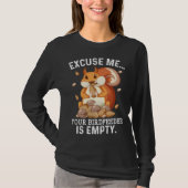 Excuse Me Your Bird Feeder Is Empty  Squirrel Quot Tシャツ (正面)
