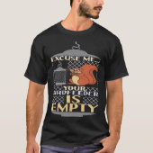 Excuse Me Your Birdfeeder Is Empty Squirrel Bird F Tシャツ (正面)