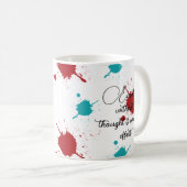 Execution without thought is wasted effort コーヒーマグカップ (正面右)