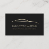 Executive Chauffeur Black & Gold 名刺 (正面)