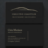 Executive Chauffeur Black & Gold 名刺