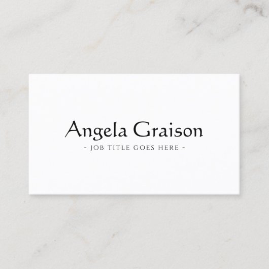 Executive Director Business Card  名刺 (正面)