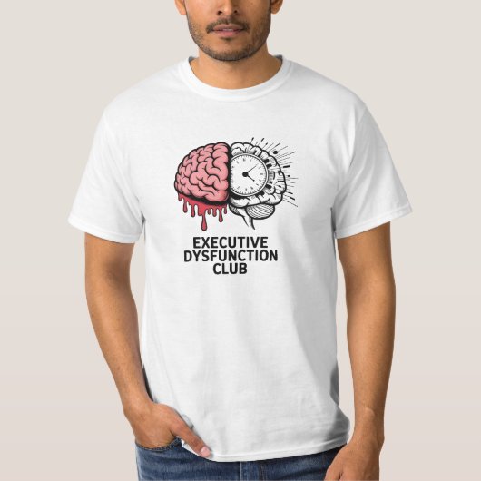 Executive Dysfunction Club Minimal Tee Tシャツ (正面)