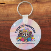 Executive Dysfunction Funny Neurodiversity  キーホルダー (正面)